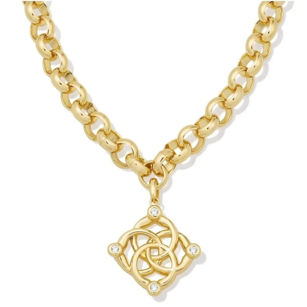 Kendra Scott Gold Chain Necklace - Picture 6 of 6
